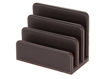 Picture of OSCO BROWN LEATHER LETTER HOLDER